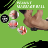 Peanut and message ball EPP Lacrosse Myofascia ball peanut massage ball high density lightweight fitness body fascia exercise relieve pain Yoga ball 2pcs