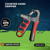 5-100kg Adjustable hand gripper strengthener with counter