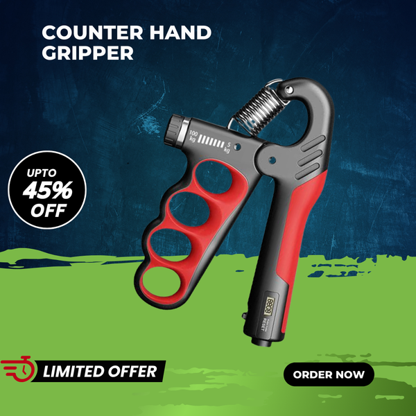 5-100kg Adjustable hand gripper strengthener with counter