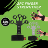 2 pcs Finger Strengthener, Grip Strength Trainer, Hand Strengthener for Patients and athletes Strength Training 2pcs