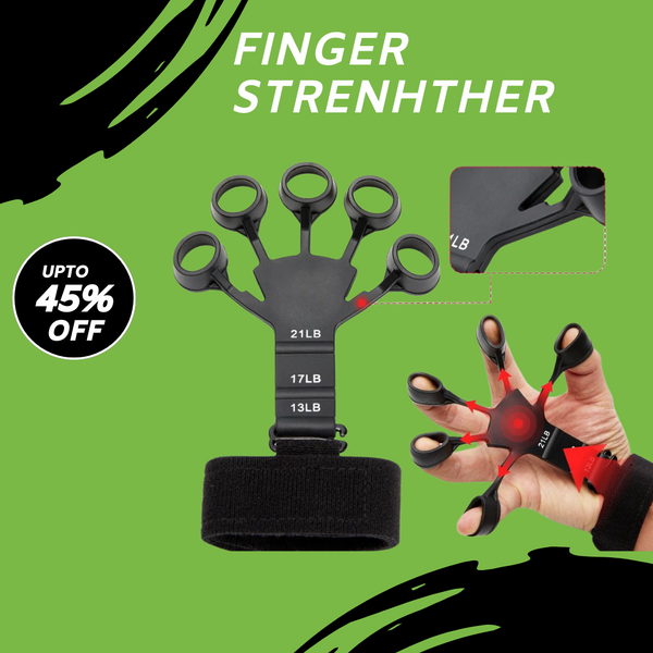 1 pcs FingerStrengthener, Grip Strength Trainer, 6 Resistant Level Finger Exerciser, Hand Strengthener for Patients Strength Traning