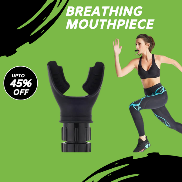 1 pcs Breathing Trainer Exercise Lung Face Mouthpiece Respirator Fitness Equioment for HouseHold Healty Care Accessories Denovo Mart